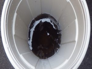 分解洗浄で出た排水